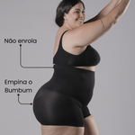 Kit Duplo: Bermuda Modeladora Up Shaper (Preto + Nude)
