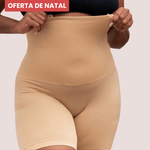 Kit Duplo: Bermuda Modeladora Up Shaper (Preto + Nude)