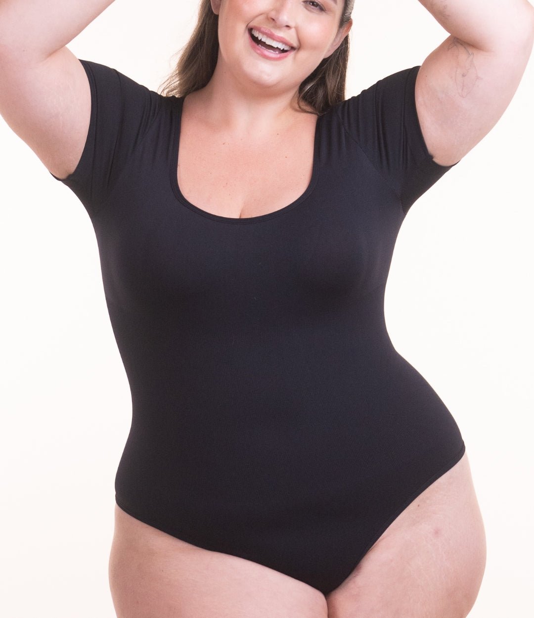 Body Confort - Body de Manga Curta Sem Costura - Compre 1 Leve 2