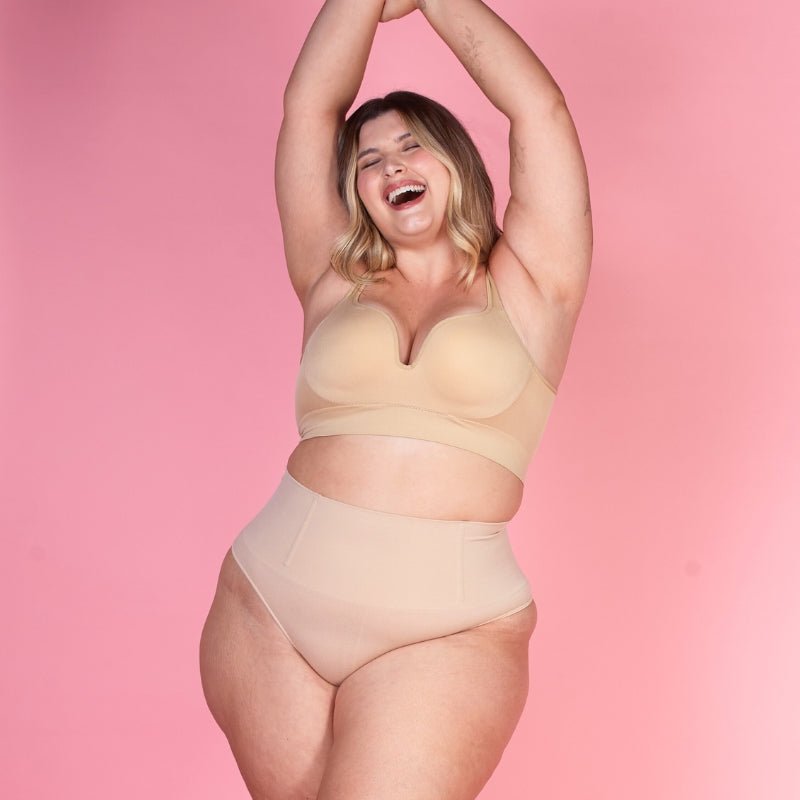 Combo Estilo e Invisibilidade: Body Premium e Calcinha Anti-Enrolamento