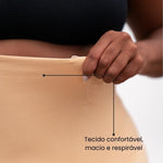 Kit Silhueta Total: Body Canelado + Bermuda Up Shaper