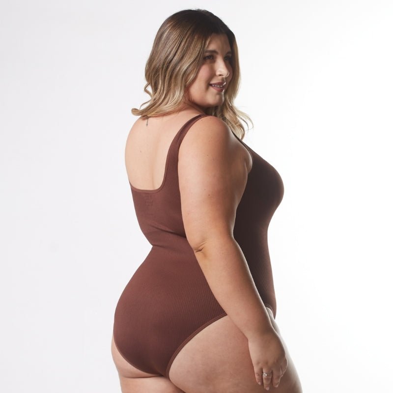Kit Silhueta Total: Body Canelado + Bermuda Up Shaper