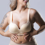 Sutiã Push Up + Body Shaper Canelado - Combo Irresistível