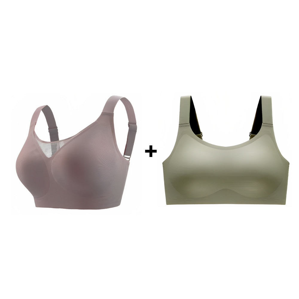 Kit Duo Plus Size - Sutiã Compress Diário + Sutiã Premium Plus Size + Desconto