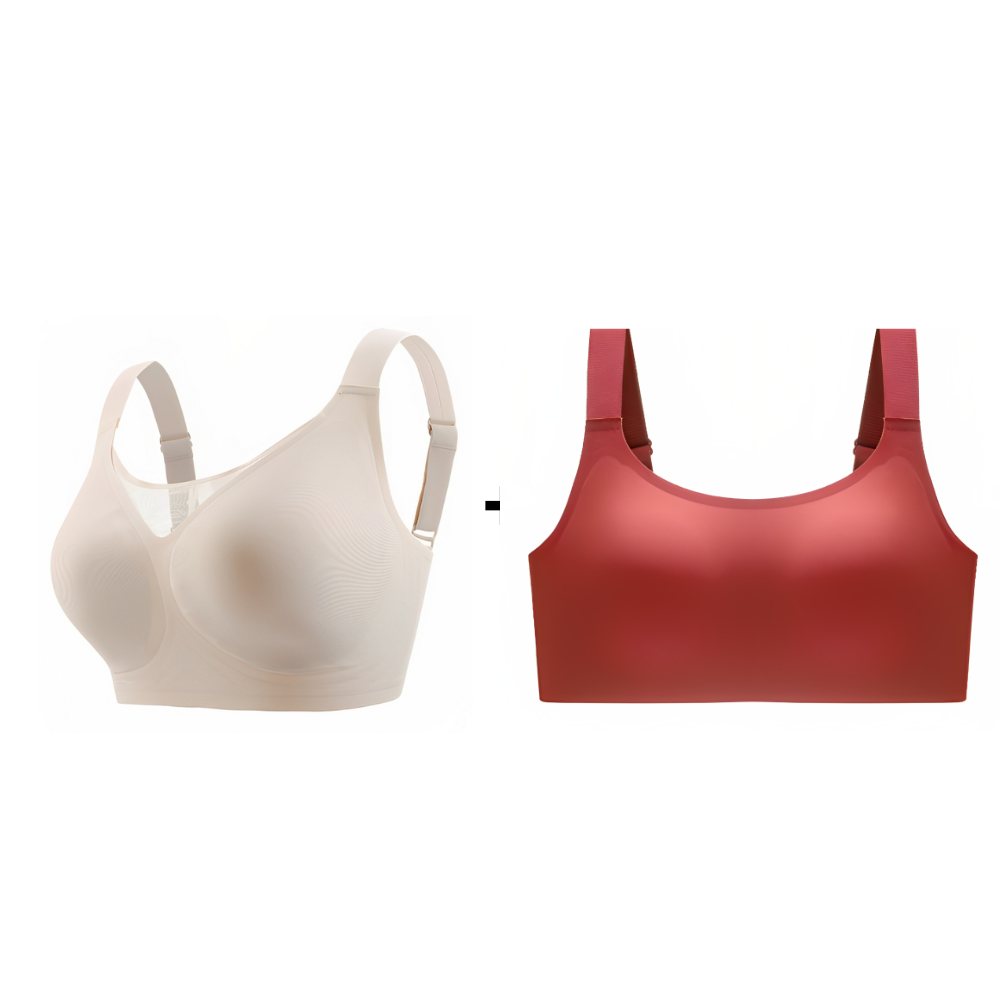 Kit Duo Plus Size - Sutiã Compress Diário + Sutiã Premium Plus Size + Desconto