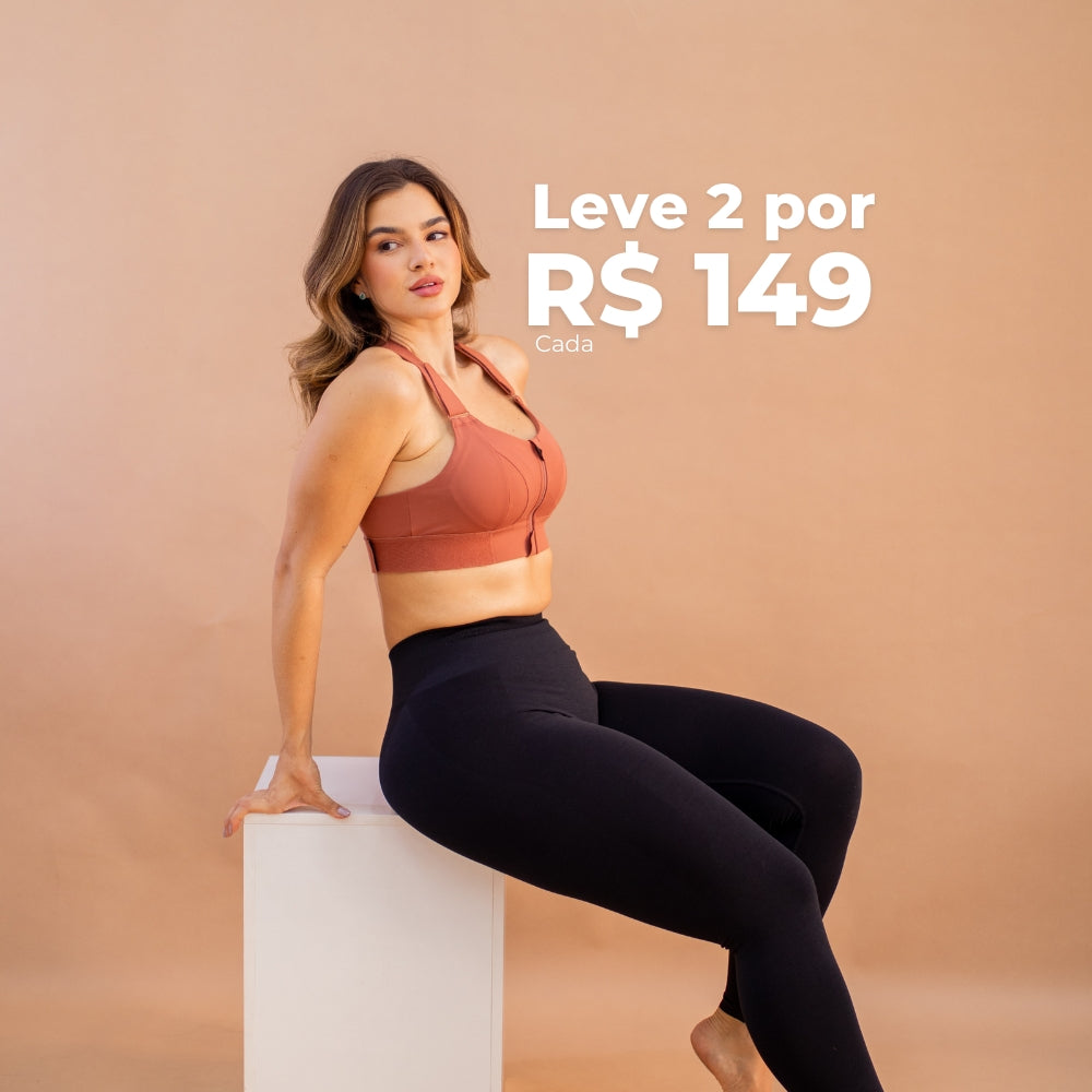 Top Active - com Zíper e Ajustes em Velcro