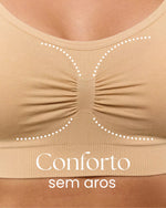 Sutiã Liberty - Amamentação Livre com Bojo Removível