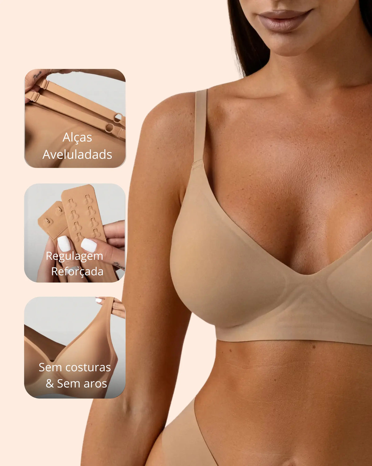 Oferta Consumidor Sutiã Premium Alça Fina