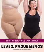 Kit Silhueta Total: Body Canelado + Bermuda Up Shaper