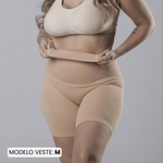 Kit Duplo: Bermuda Modeladora Up Shaper (Preto + Nude)