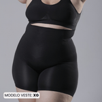 Kit Duplo: Bermuda Modeladora Up Shaper (Preto + Nude)