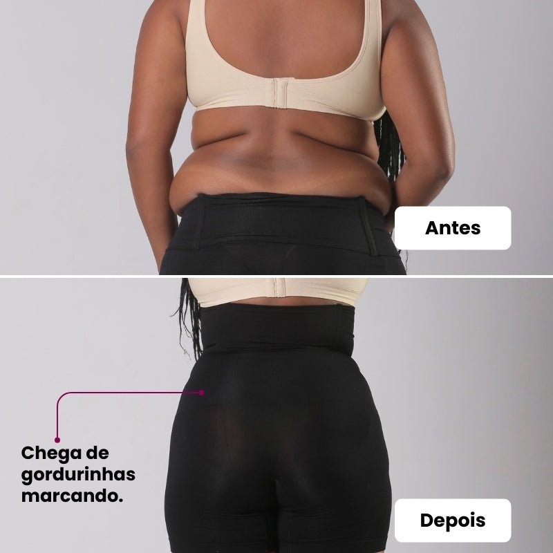 it Sculpt Max: Sutiã Efeito Silicone + Bermuda Alta Compressão