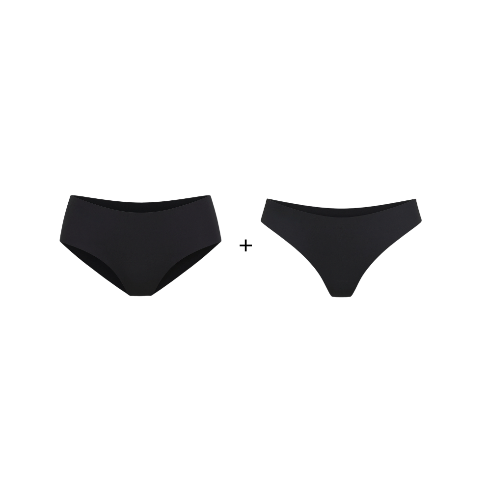 Kit 6 Calcinhas Silk + 6 Calcinhas Soft - Conforto e Toque Suave