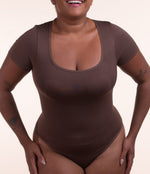 Body Confort - Body de Manga Curta Sem Costura - Compre 1 Leve 2
