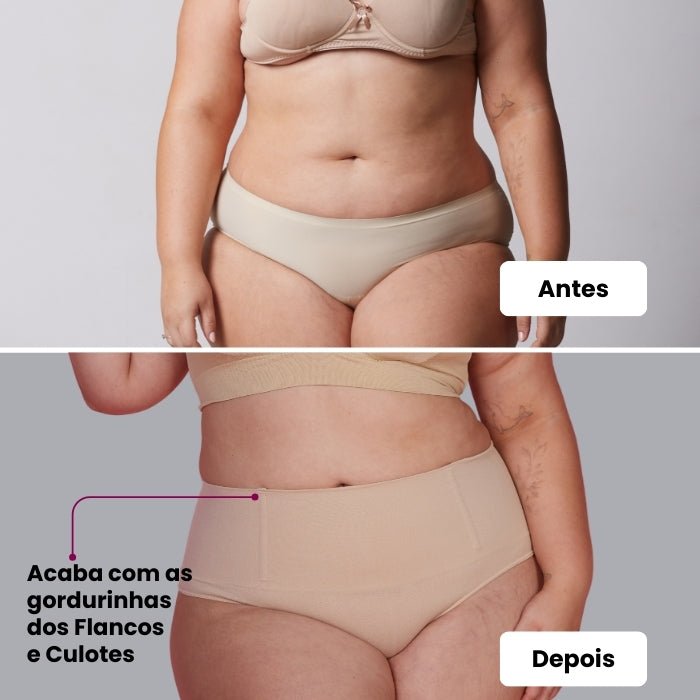 Combo Estilo e Invisibilidade: Body Premium e Calcinha Anti-Enrolamento