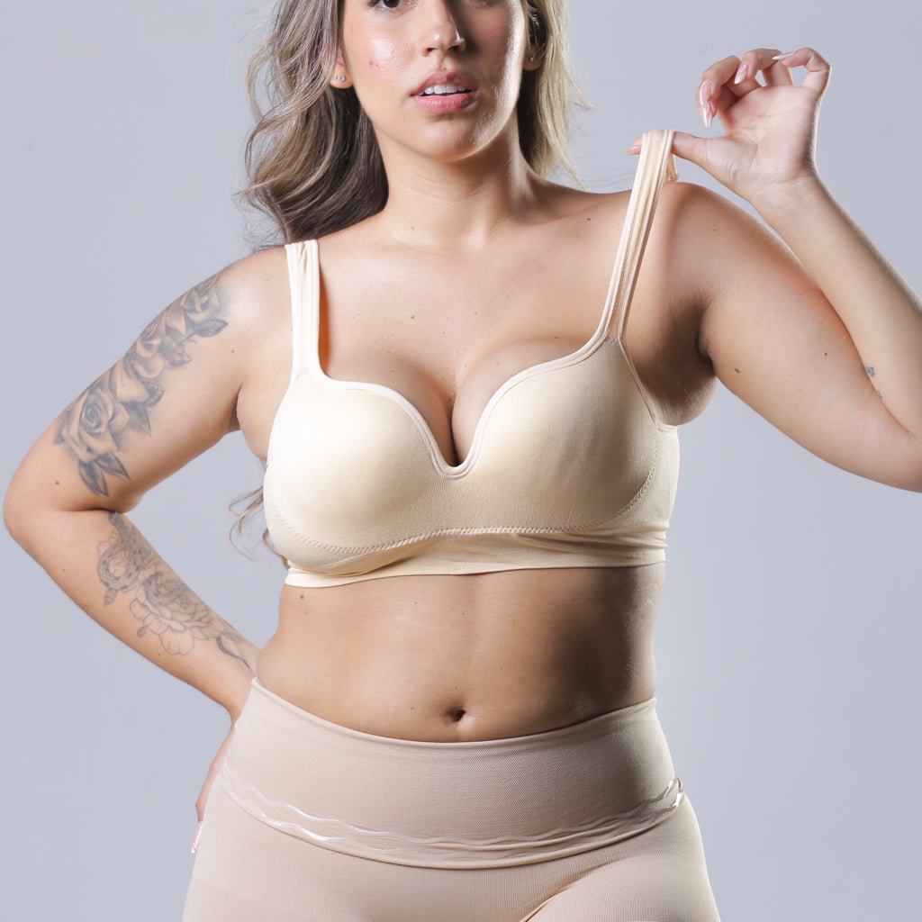 it Sculpt Max: Sutiã Efeito Silicone + Bermuda Alta Compressão