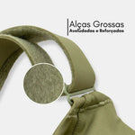 Top Active - com Zíper e Ajustes em Velcro