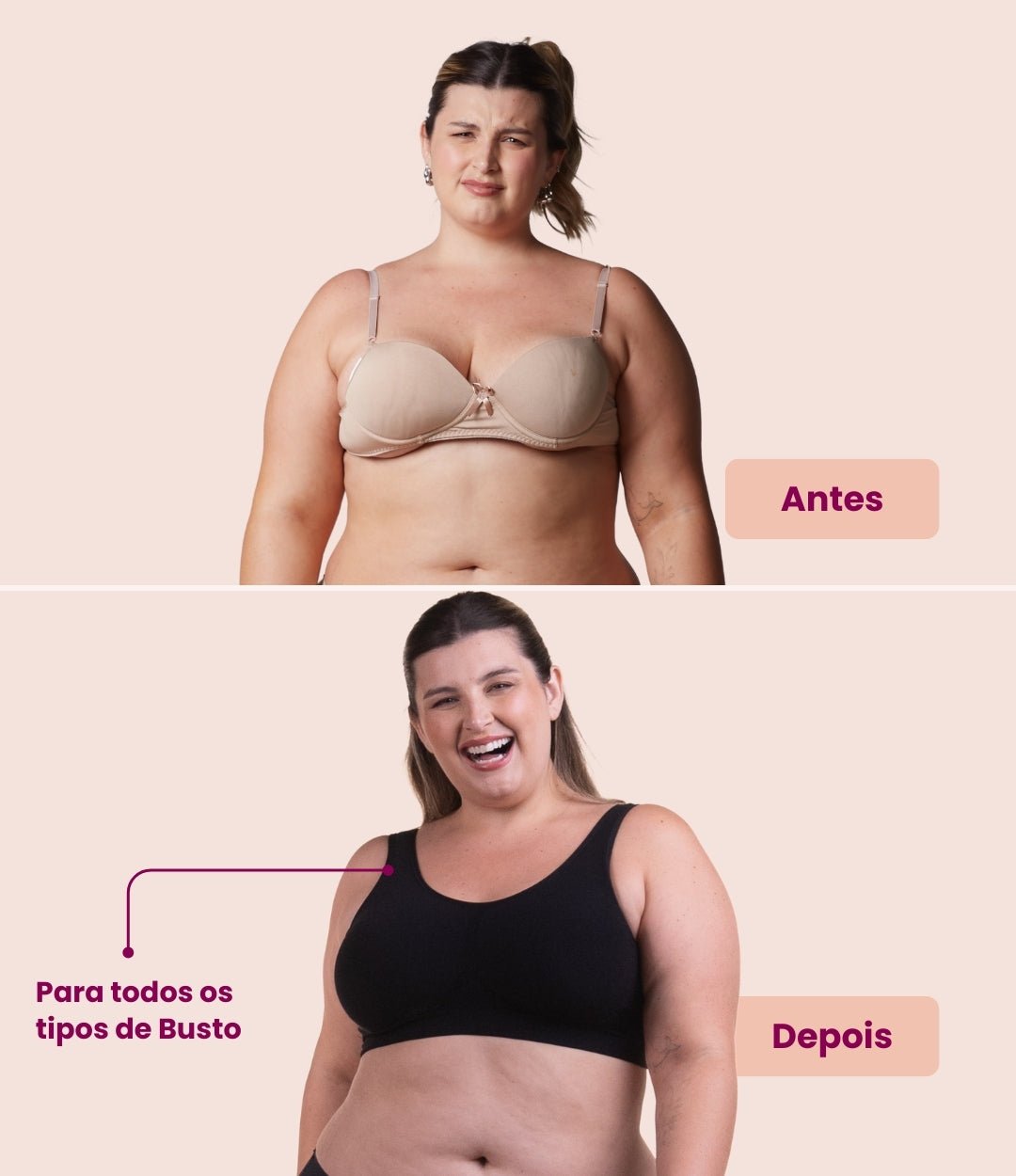 Sutiã Ajuste Perfeito - Conforto Para Uso Diário(+1 Extensor grátis)