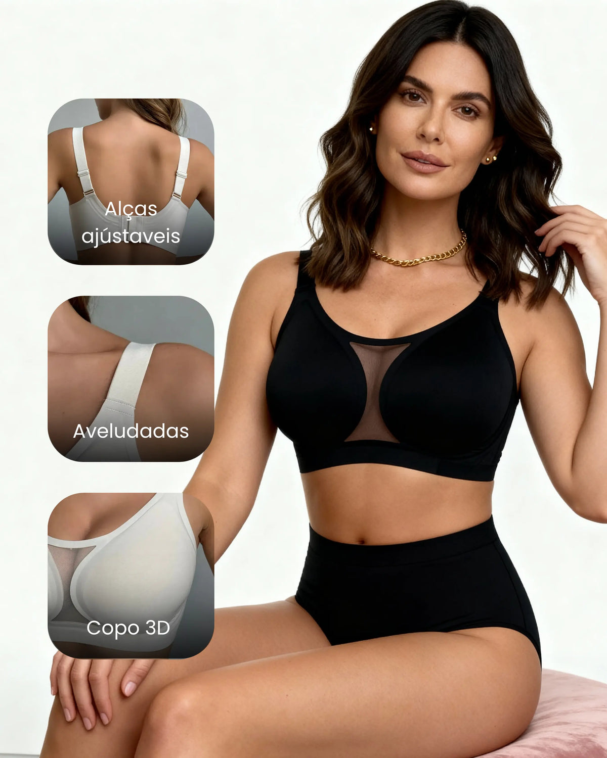 Sutiã Charmy Plus Size - Sustentação sem Aros