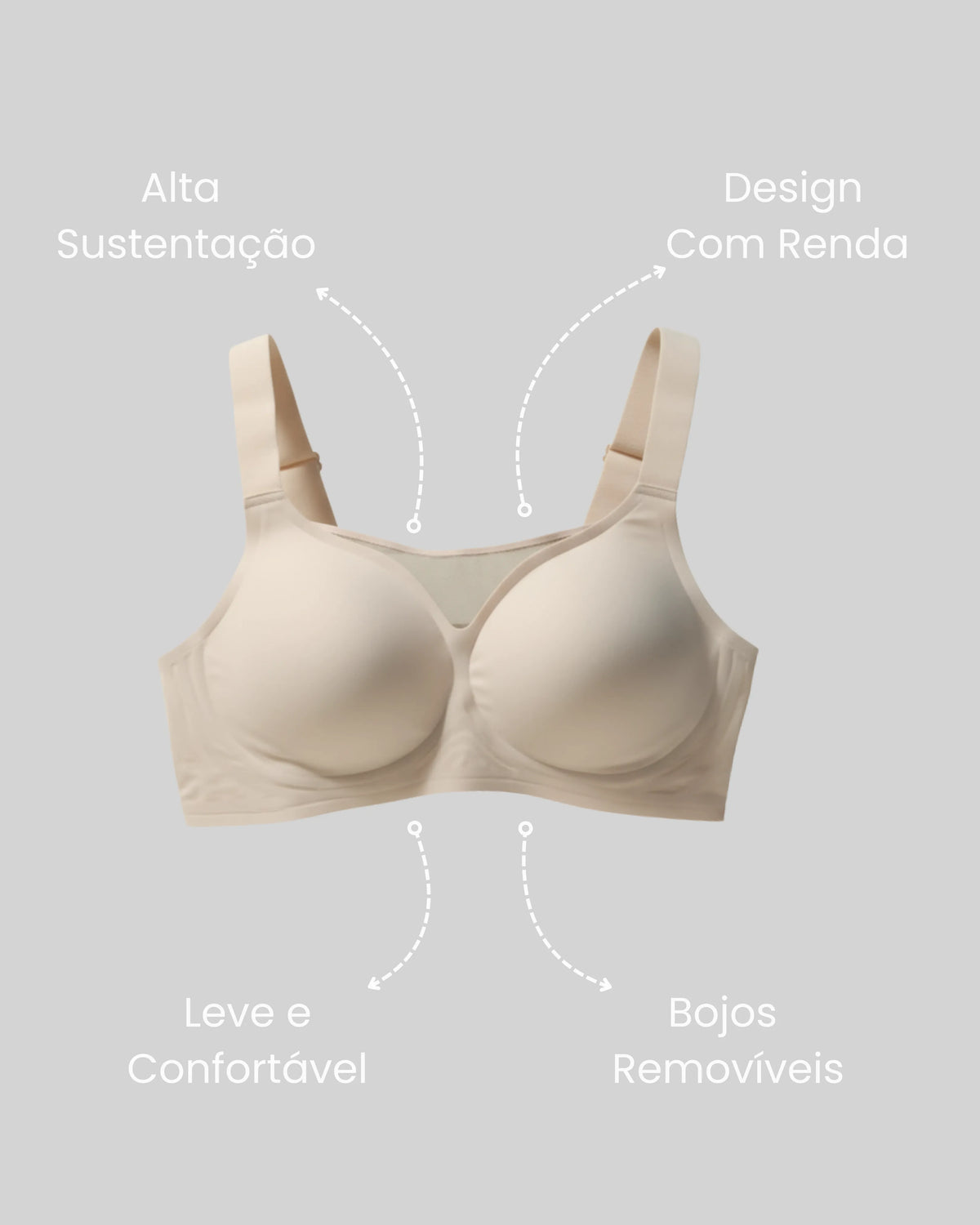 Sutiã Compress Diario - Top Modelador Plus Size