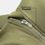 Top Active - com Zíper e Ajustes em Velcro