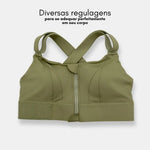 Top Active - com Zíper e Ajustes em Velcro