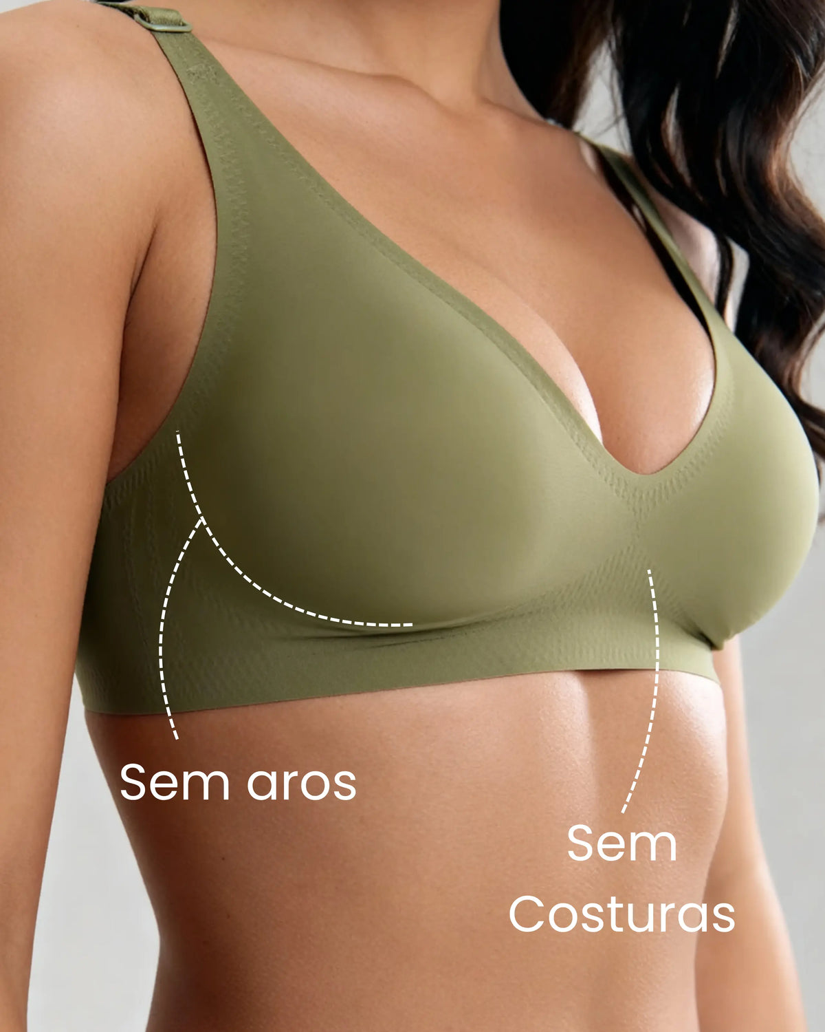 Oferta Consumidor Sutiã FIT Alça Fina