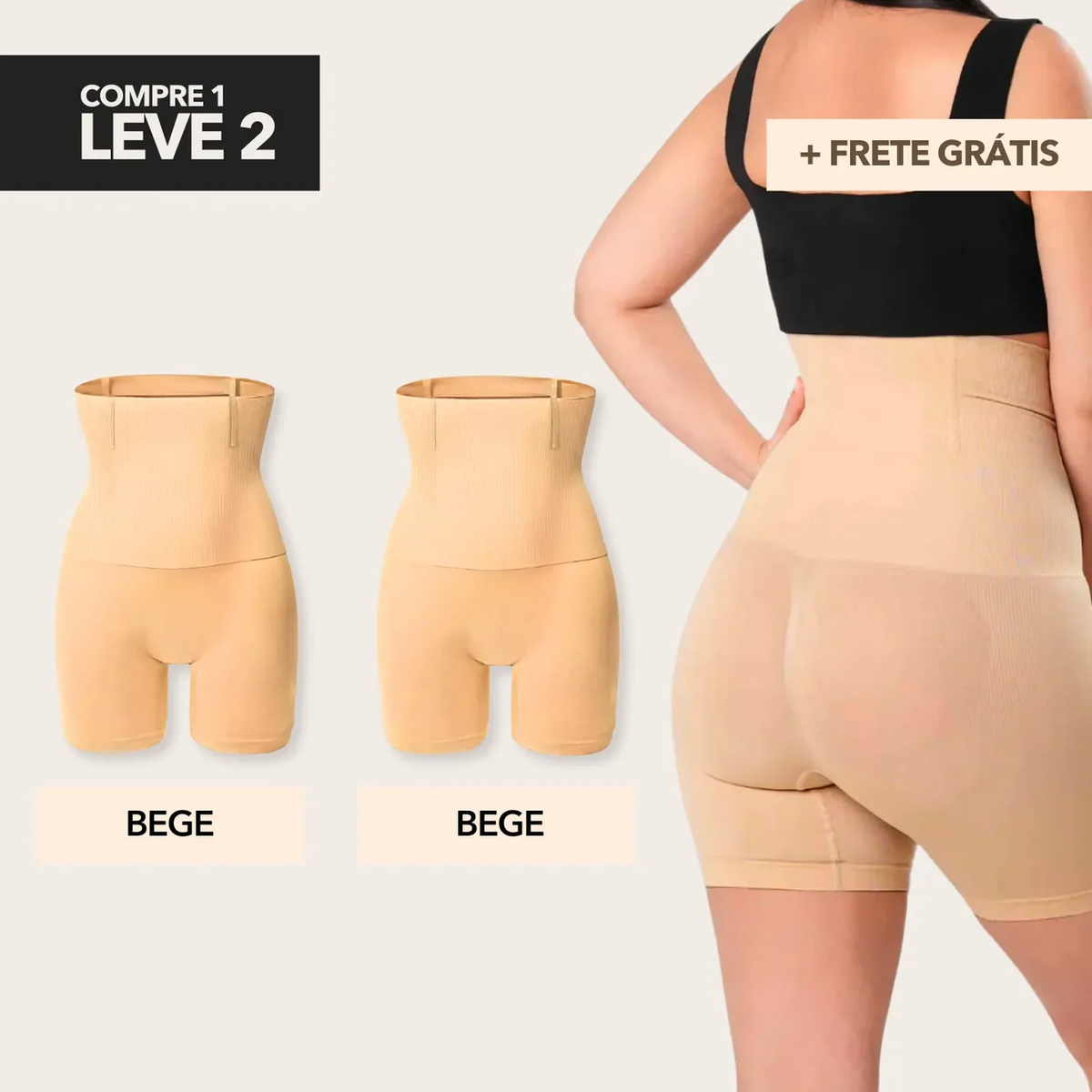 D`linne Shapers - Bermudas Modeladoras que Não Enrolam