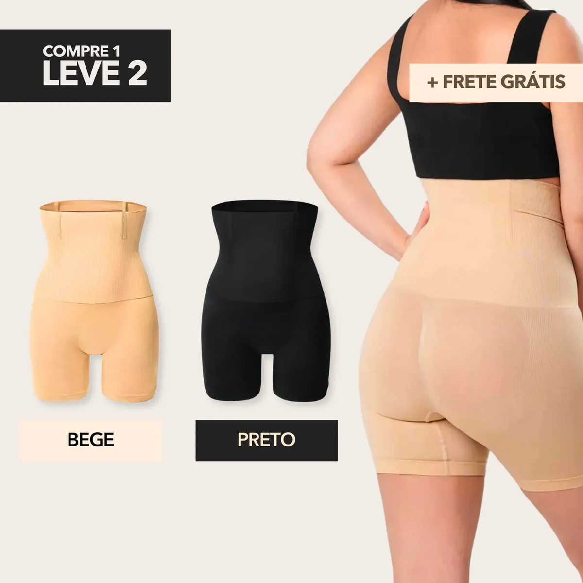 D`linne Shapers - Bermudas Modeladoras que Não Enrolam