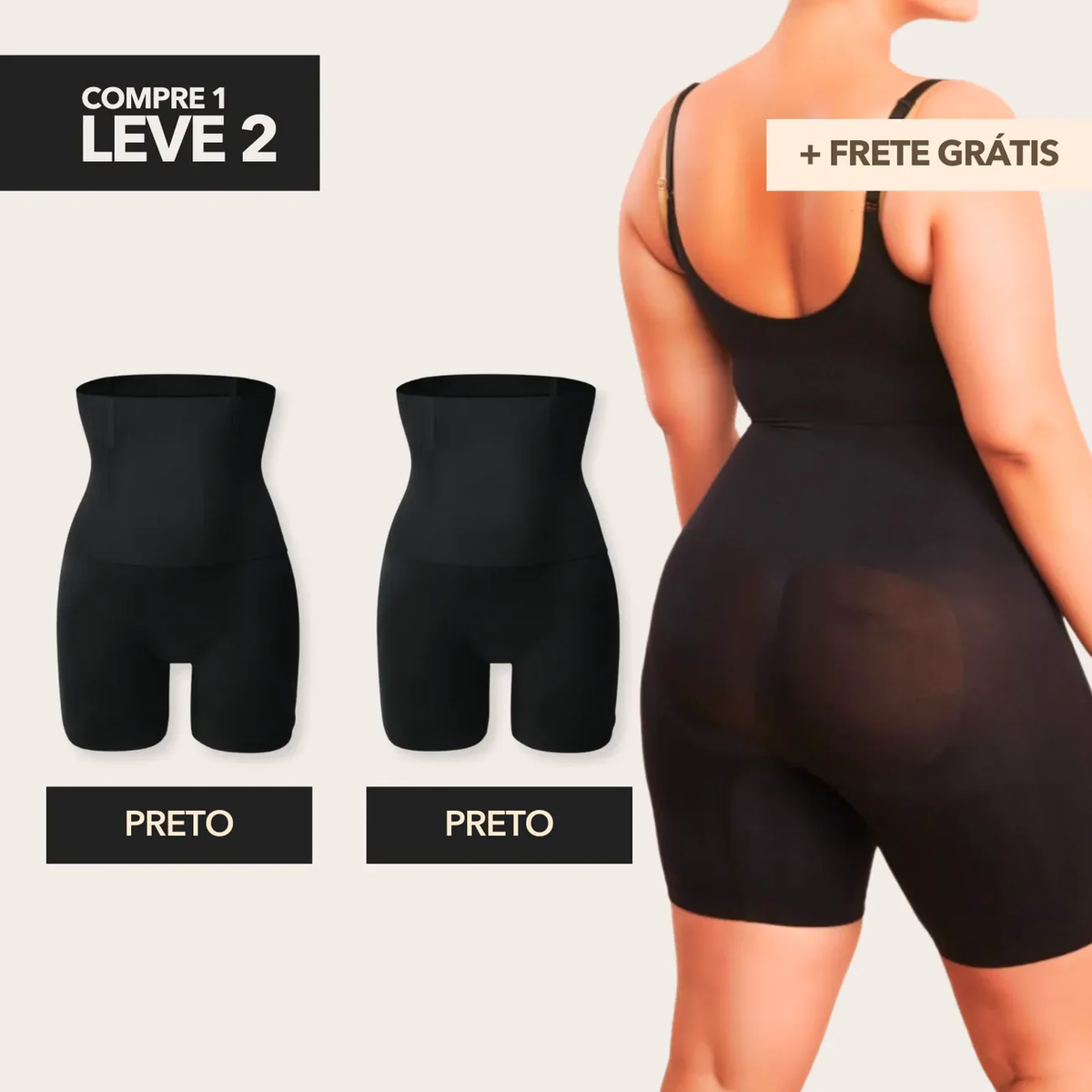 D`linne Shapers - Bermudas Modeladoras que Não Enrolam